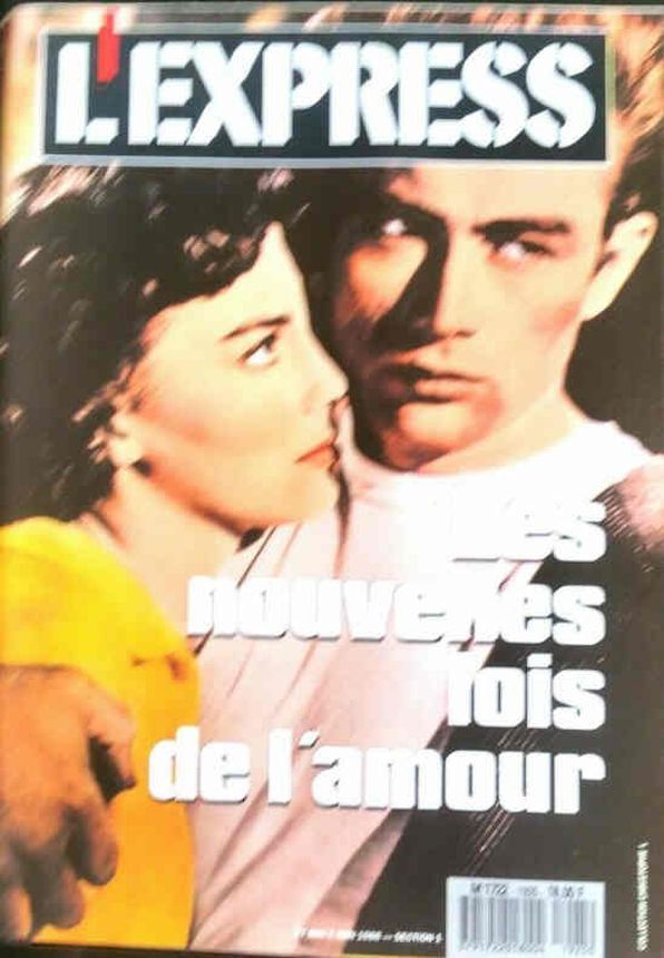 L EXPRESS magazine side cover 27 May 1988