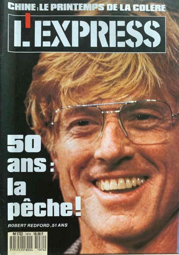 L EXPRESS magazine side cover 5 May 1989