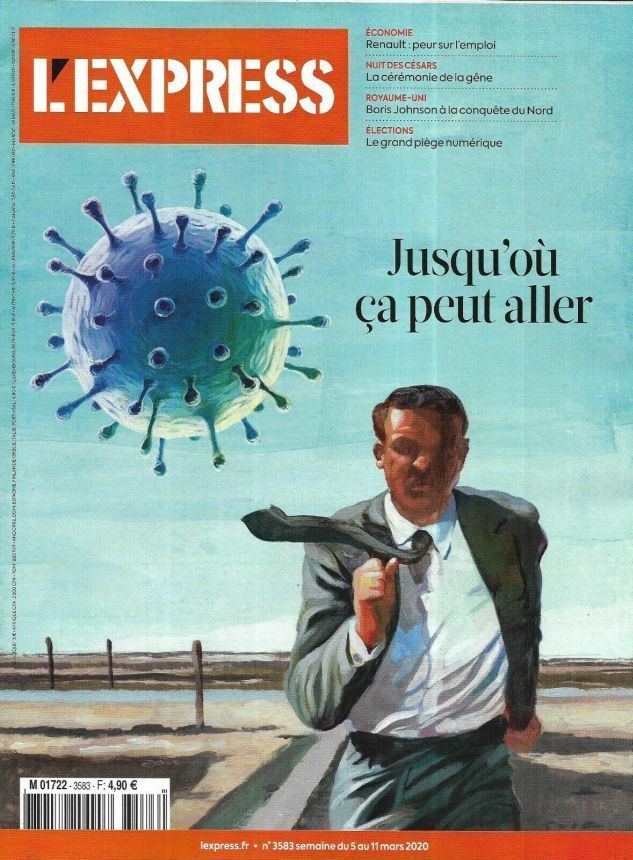 L EXPRESS magazine side cover 5 March 2020