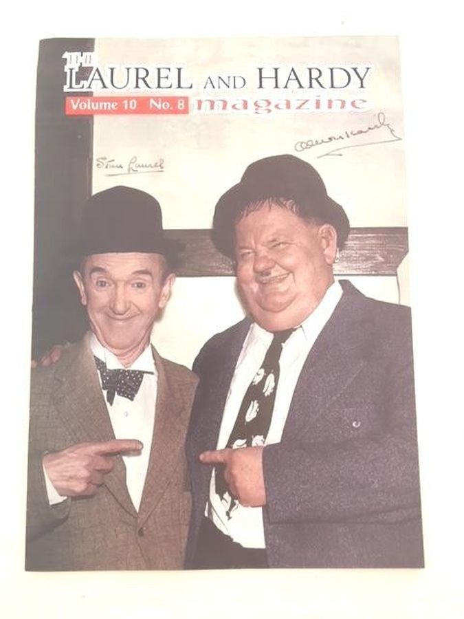 LAUREL AND HARDY MAGAZINE | THE magazine side cover  Vol 10 No  8 Spring 2018