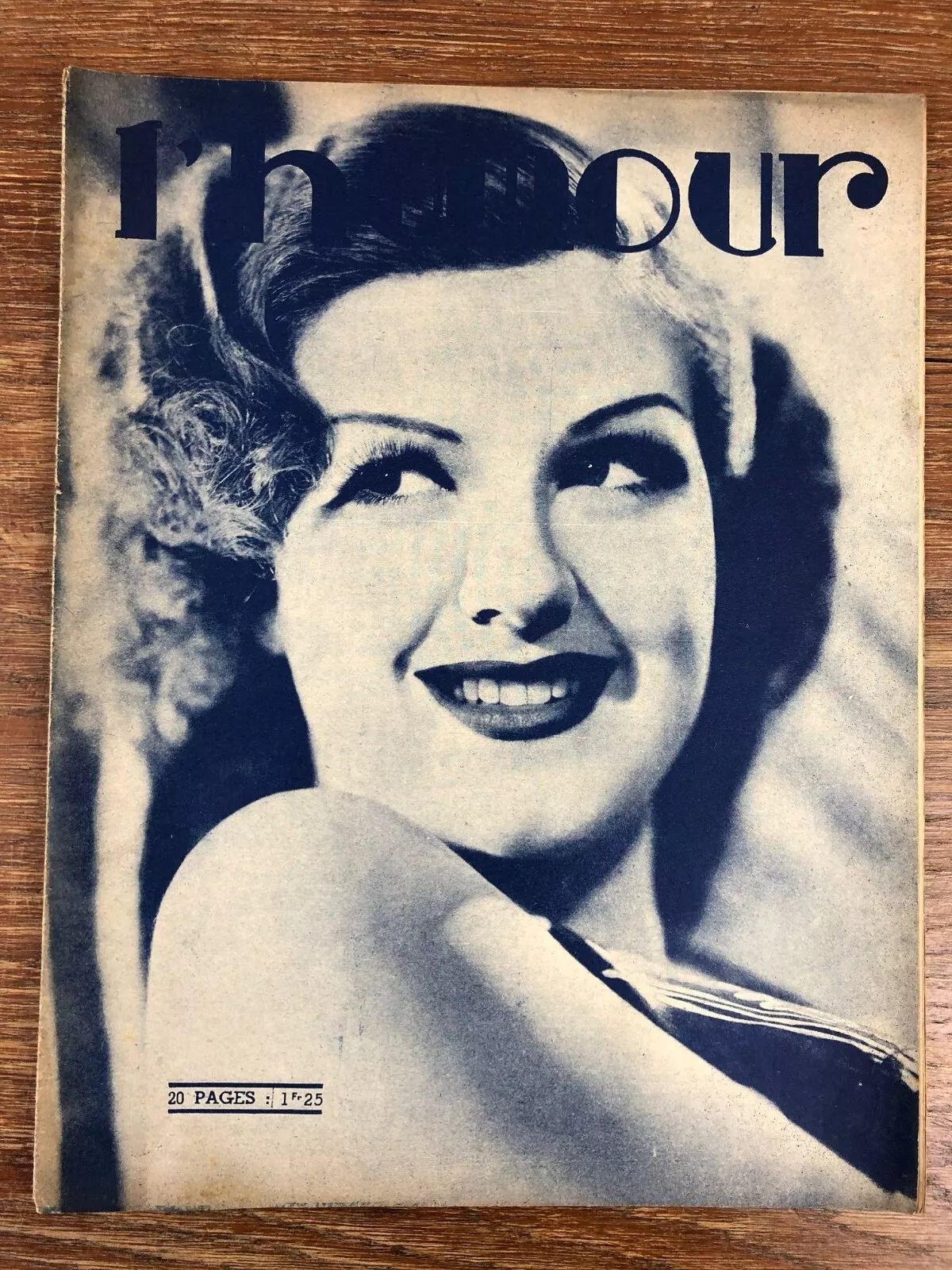 L HUMOUR magazine side cover Issue 1069 26 June 1937