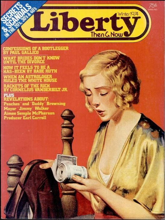 LIBERTY THEN AND NOW magazine side cover Winter 1974