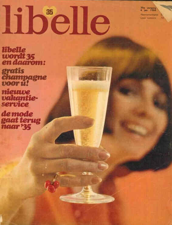 LIBELLE (BE) magazine side cover 6 January 1968