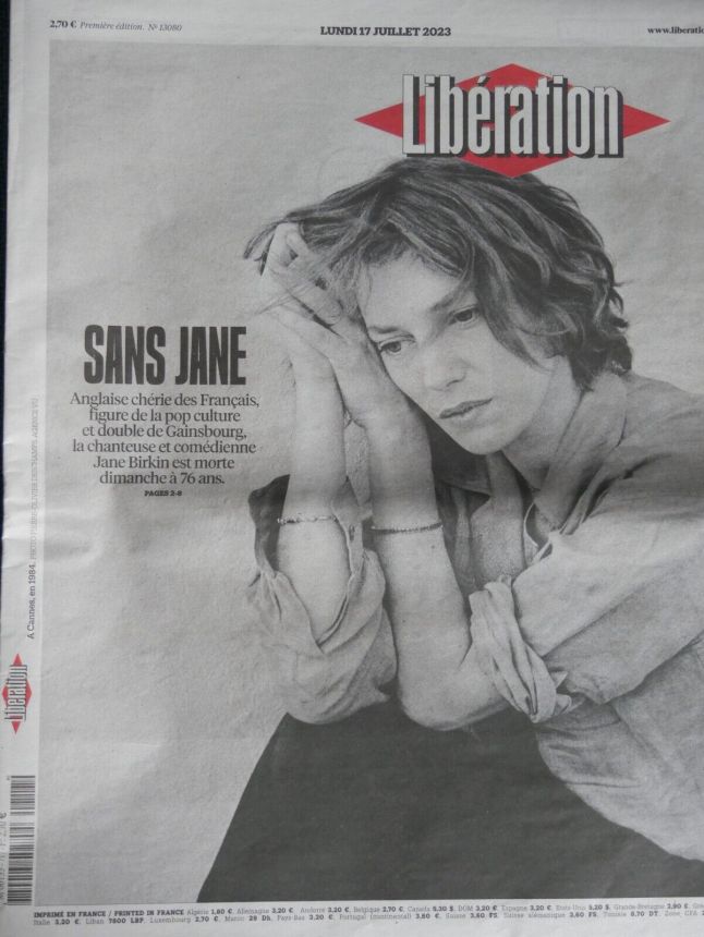 LIBERATION magazine side cover 17 July 2023