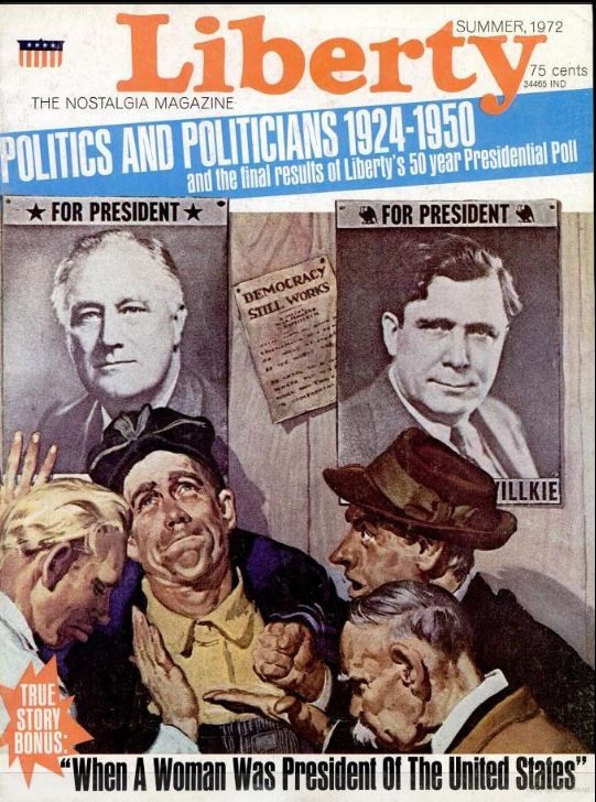 LIBERTY THEN AND NOW magazine side cover Issue 5 Summer 1972