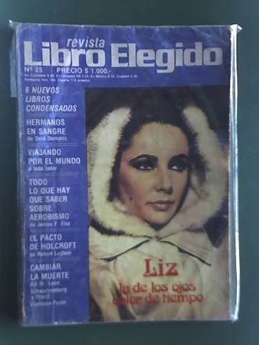 LIBROS ELEGIDOS magazine side cover Issue 25  1978