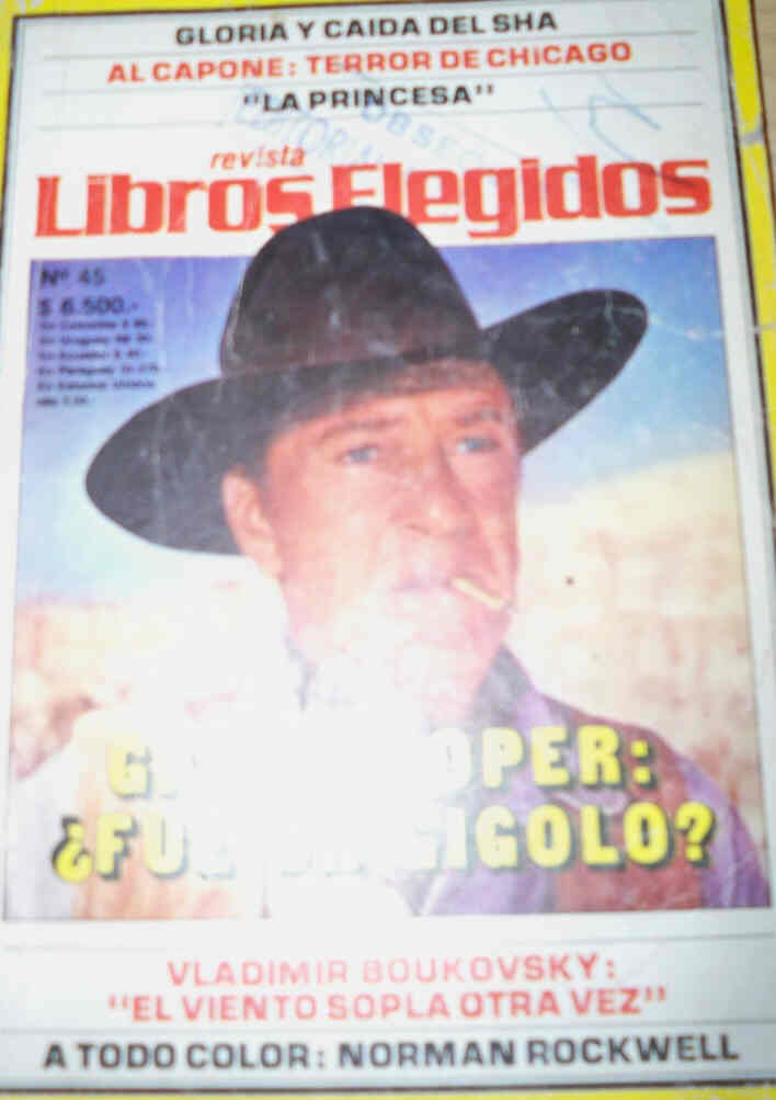 LIBROS ELEGIDOS magazine side cover Issue 45 May 1980
