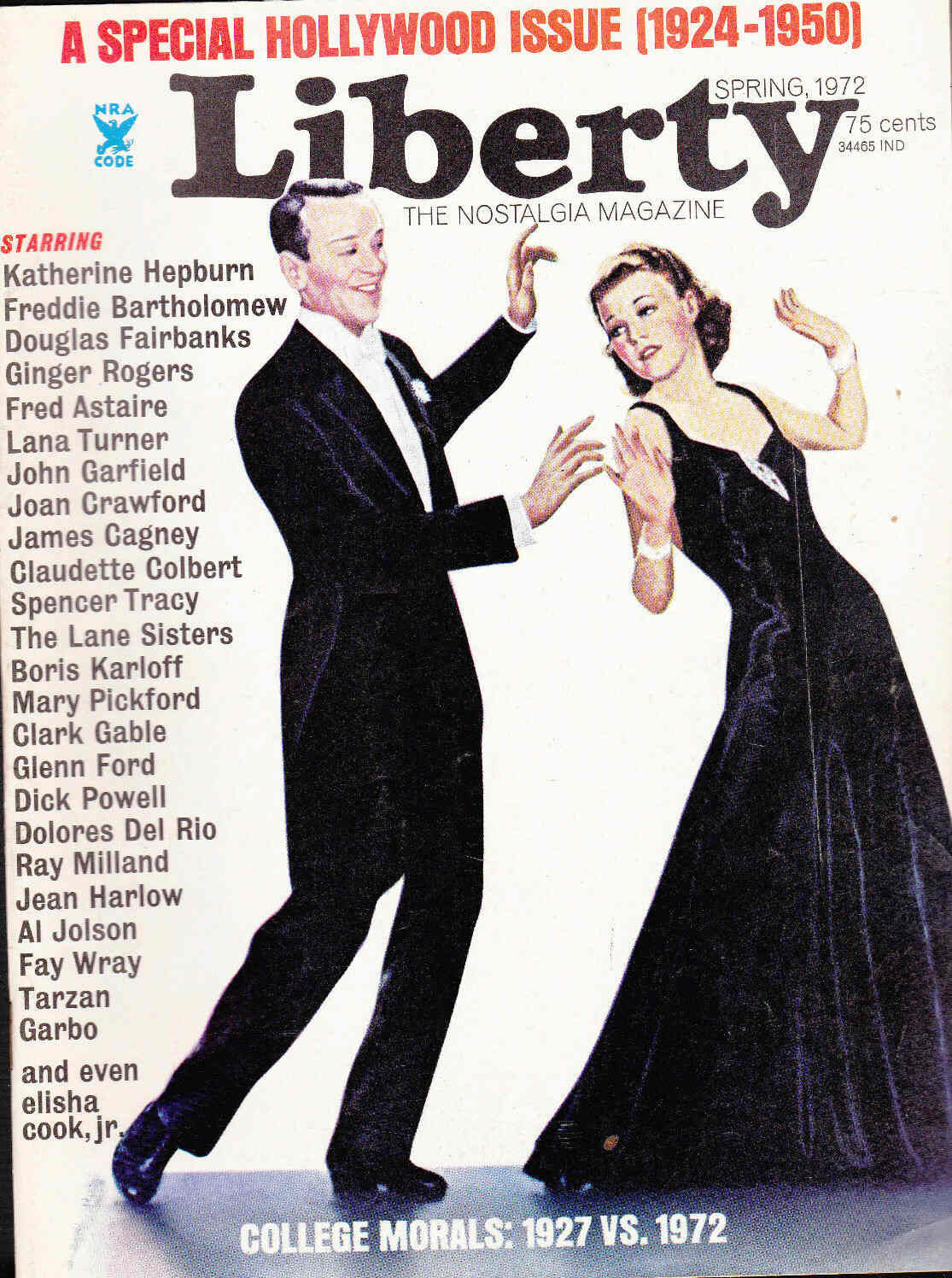 LIBERTY THEN AND NOW magazine side cover Issue 4 Spring 1972