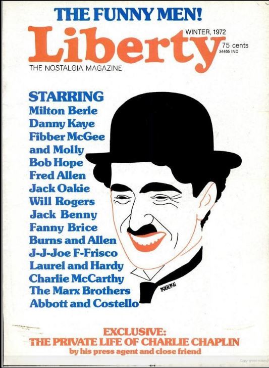 LIBERTY THEN AND NOW magazine side cover Issue 7 Winter 1972