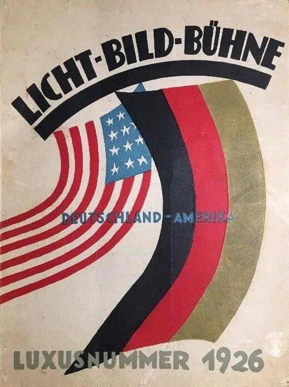 LICHTBILD-BUHNE (LBB) magazine side cover   1926