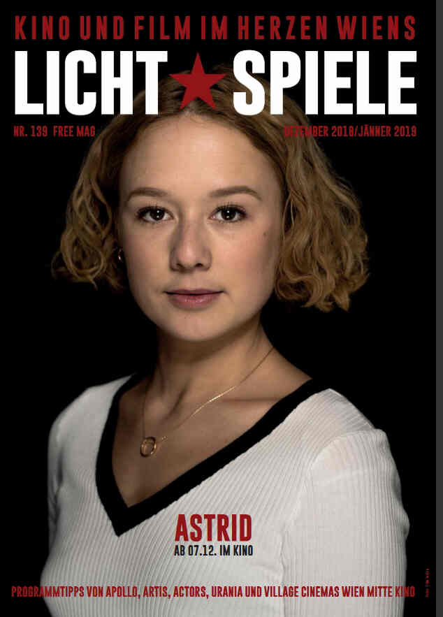 LICHT SPIELE magazine side cover Issue 139  December 2018/ January 2019 