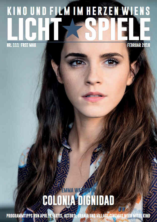 LICHT SPIELE magazine side cover  February 2016