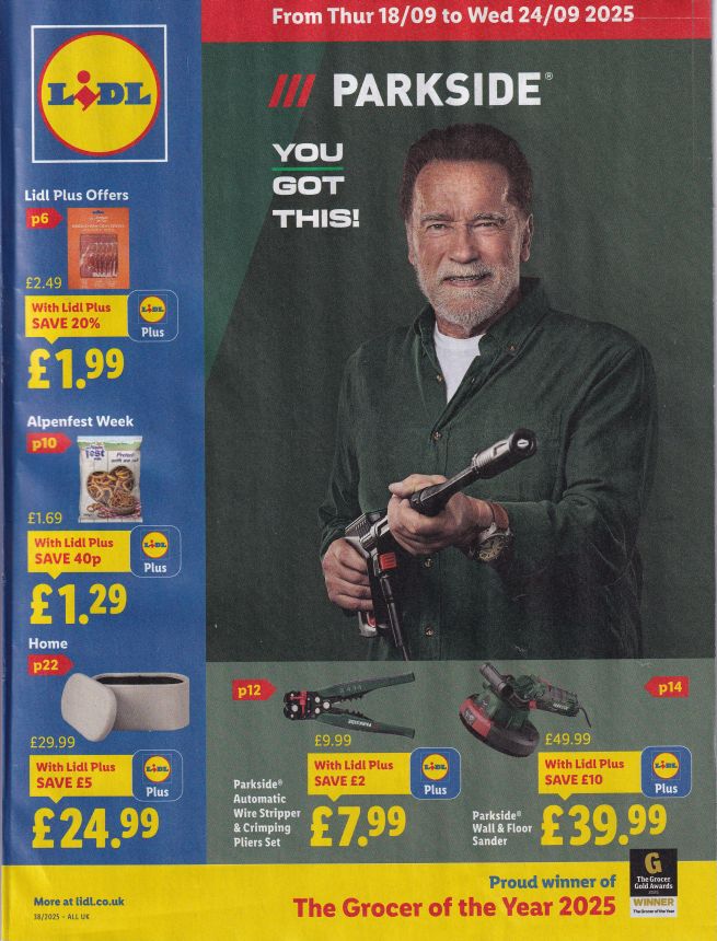 LIDL magazine side cover Issue 38 18 September 2025