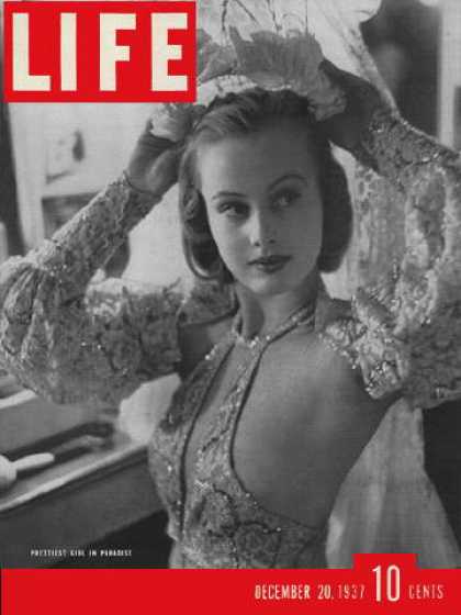 LIFE magazine side cover 20 December 1937