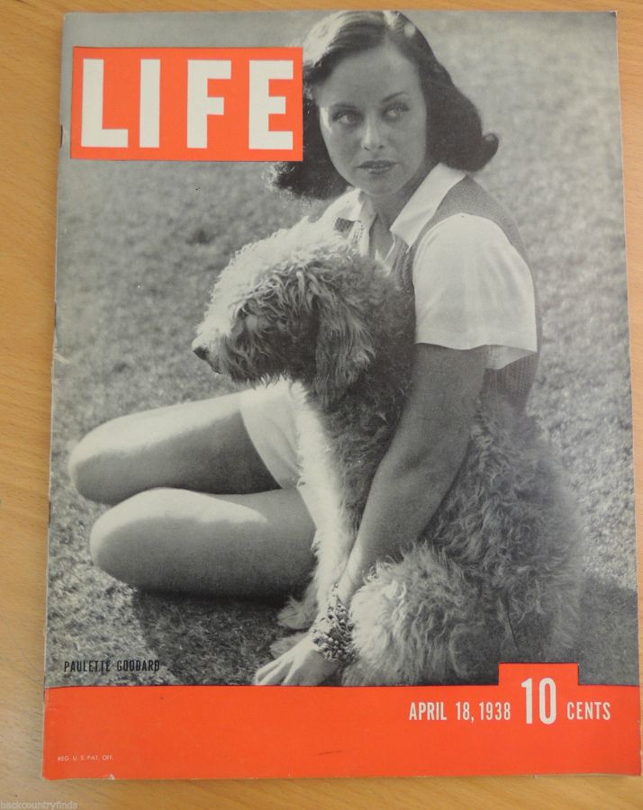 LIFE magazine side cover 18 April 1938
