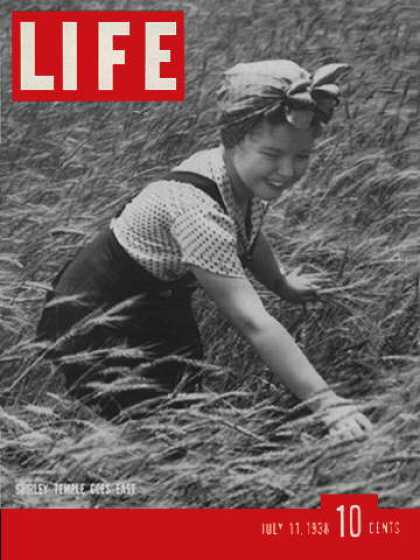 LIFE magazine side cover 11 July 1938