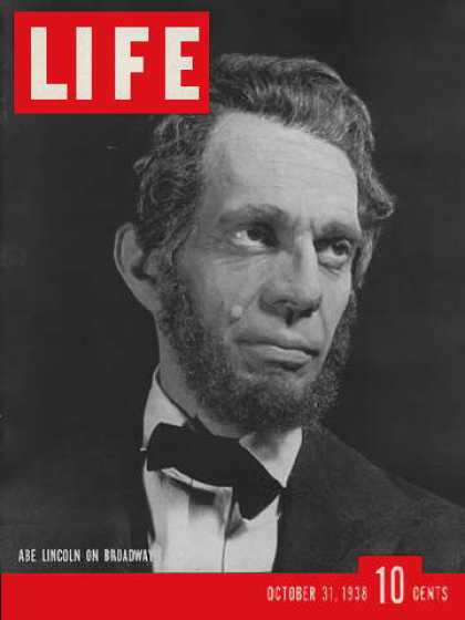 LIFE magazine side cover 31 October 1938