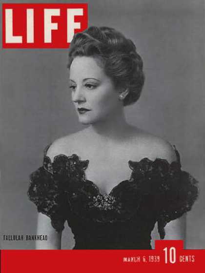 LIFE magazine side cover 6 March 1939