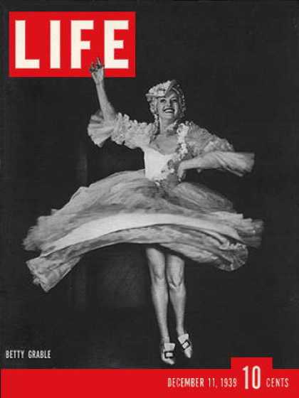 LIFE magazine side cover 11 December 1939