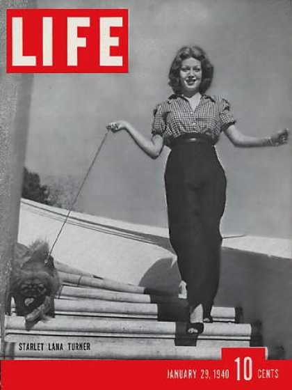 LIFE magazine side cover 29 January 1940