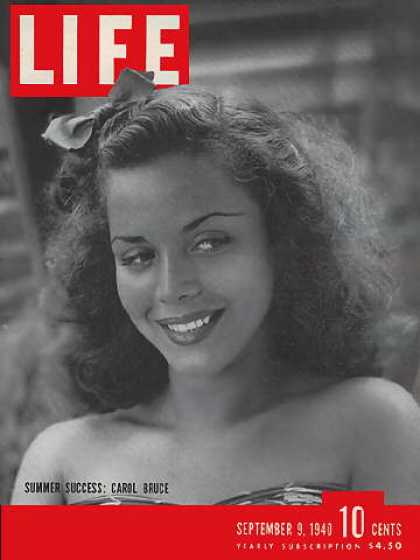 LIFE magazine side cover 9 September 1940