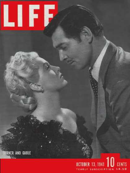 LIFE magazine side cover 13 October 1941