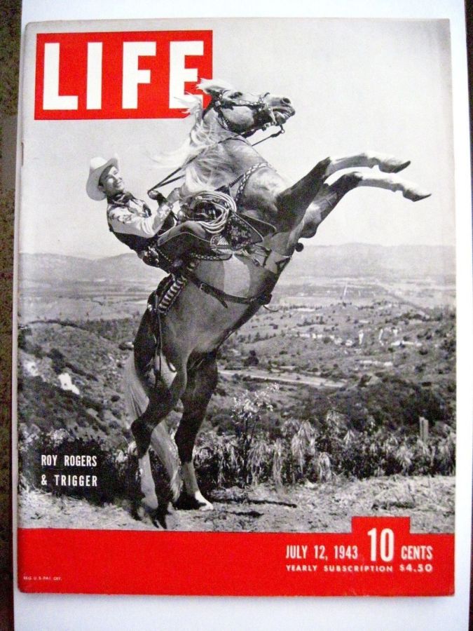 LIFE magazine side cover 12 July 1943