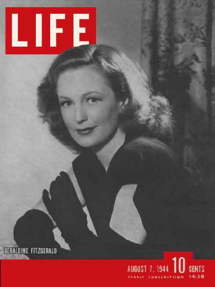 LIFE magazine side cover 7 August 1944