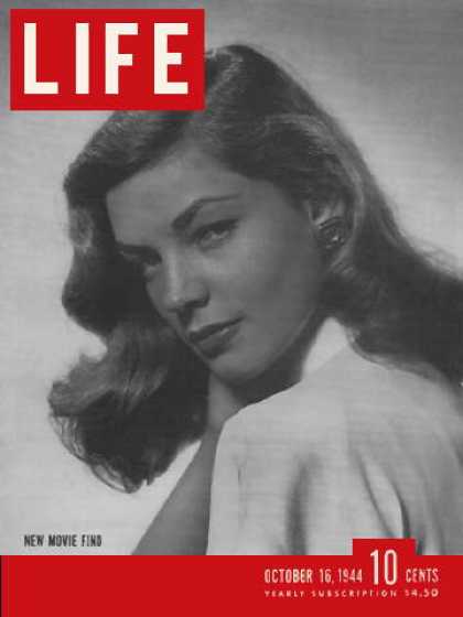 LIFE magazine side cover 16 October 1944