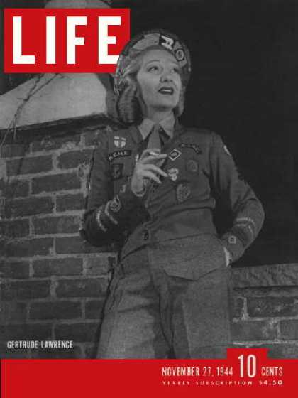 LIFE magazine side cover 27 November 1944
