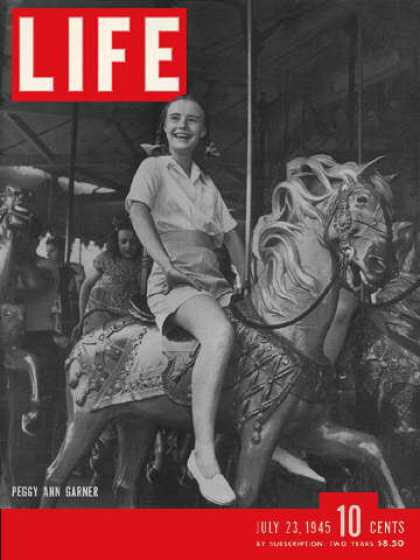 LIFE magazine side cover 23 July 1945