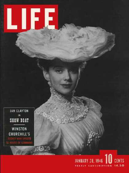 LIFE magazine side cover 28 January 1946