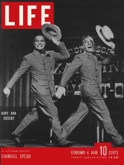 LIFE magazine side cover 4 February 1946
