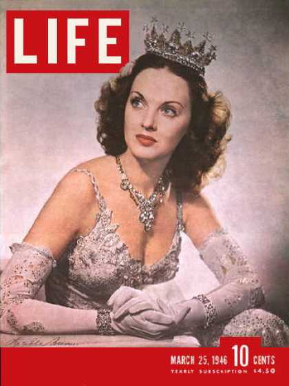 LIFE magazine side cover 25 March 1946