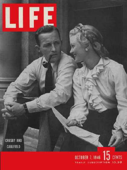 LIFE magazine side cover 7 October 1946