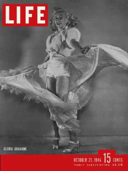 LIFE magazine side cover 21 October 1946