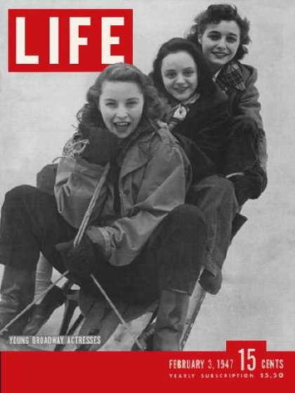 LIFE magazine side cover 3 February 1947