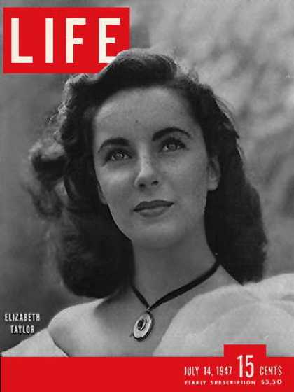 LIFE magazine side cover 14 July 1947