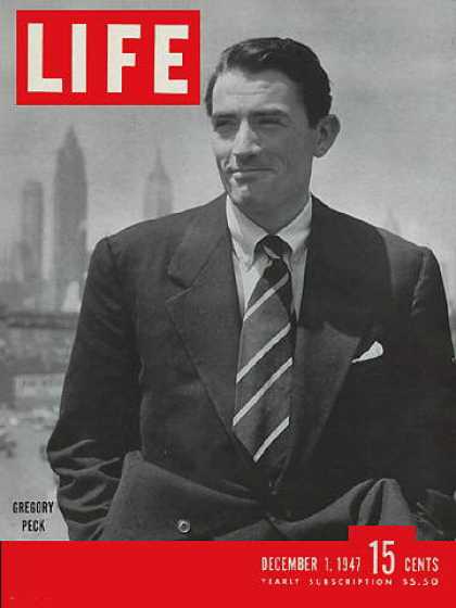 LIFE magazine side cover 1 December 1947