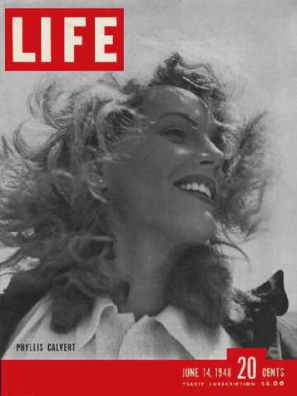 LIFE magazine side cover 14 June 1948