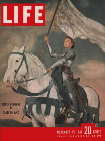 LIFE magazine side cover 15 November 1948