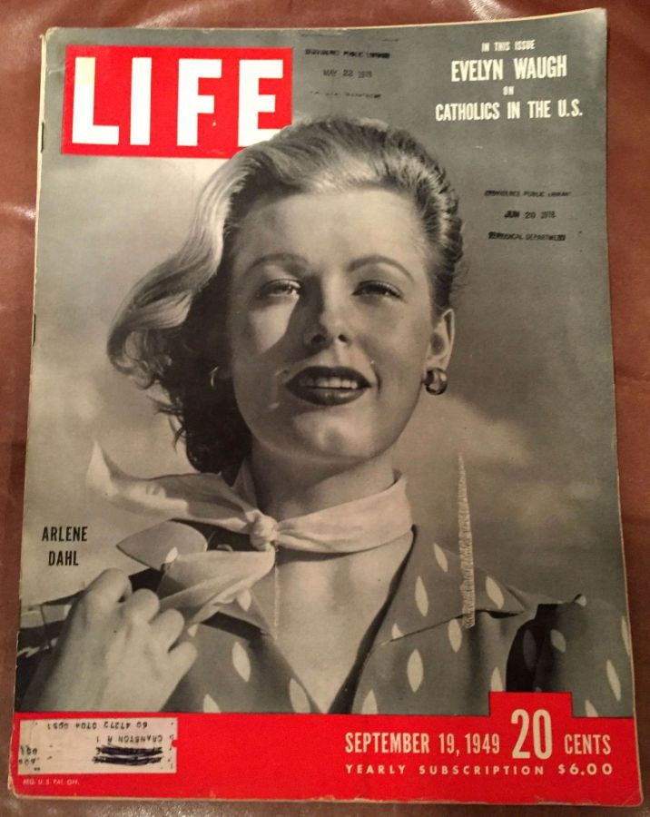 LIFE magazine side cover 19 September 1949