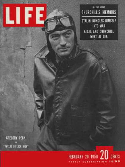 LIFE magazine side cover 20 February 1950