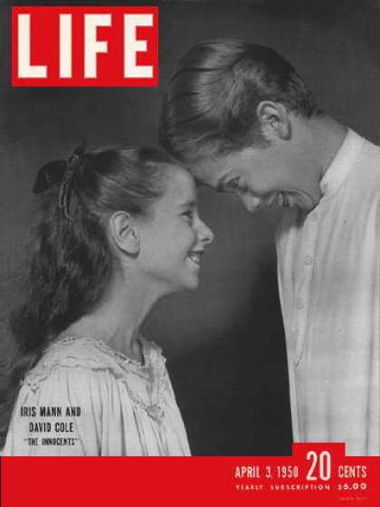 LIFE magazine side cover 3 April 1950