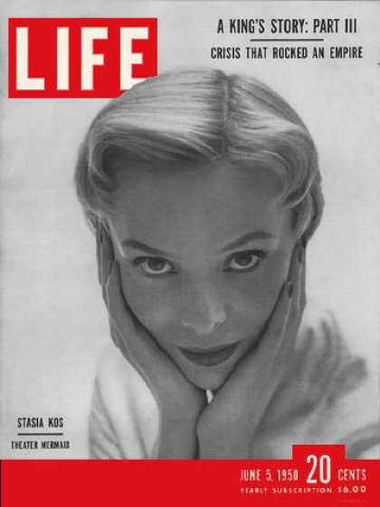 LIFE magazine side cover 5 June 1950