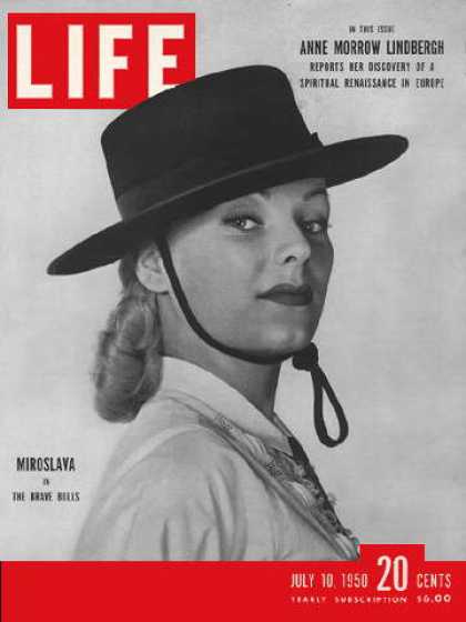 LIFE magazine side cover 10 July 1950