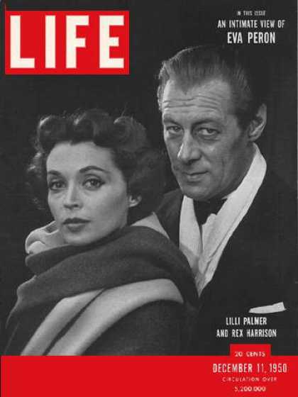 LIFE magazine side cover 11 December 1950