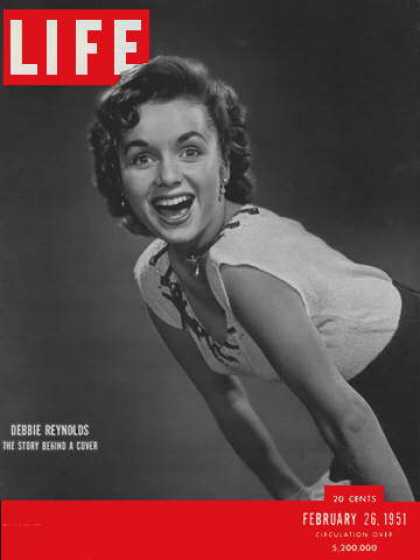 LIFE magazine side cover 26 February 1951