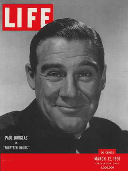 LIFE magazine side cover 12 March 1951