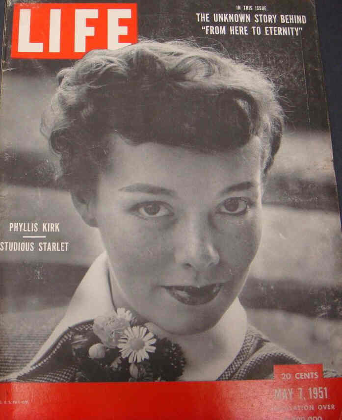 LIFE magazine side cover 7 May 1951